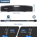 PUIBERS High Torque Wrench 3/4 Inch 100-700 ft, 3/4 Torque Wrench for Car, Truck, Tractor, Accuracy ± 3% Two Directions Adjustable 48 Teeth Precision Instruments Wrenches