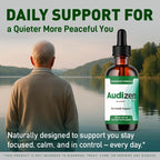 Audizen Pro Ear Drops - Original Audizen Pro Drops Advanced Ear Health Support Supplement Liquid Premium All Natural for Healthy Ringing Ear, Audi Zen Ear Balance Support, 1 Bottle for 1 Month