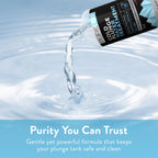 3in1 Cold Plunge Water Treatment, Weekly Natural Ice Plunge Stabilizer & Clarifier, Harsh Chemical Free, Fight Scum & Odors for Clear Waters - Pure55 Made in The USA (32 Fl Oz)