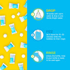 Bottle Bright Bulk Pack (78 Tablets)- Clean Stainless Steel, Thermos, Tumbler, Insulated, Plastic and Reusable Water Bottles –Bottle Bright Cleaning Tablets are Easy and Safe to Use