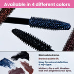 Prime Prometics PrimeLash Mascara for Older Women – Volumizing, Incredible Length in 2 Coats – Long-Stay, Zero Clumps, Hypoallergenic (Brown)