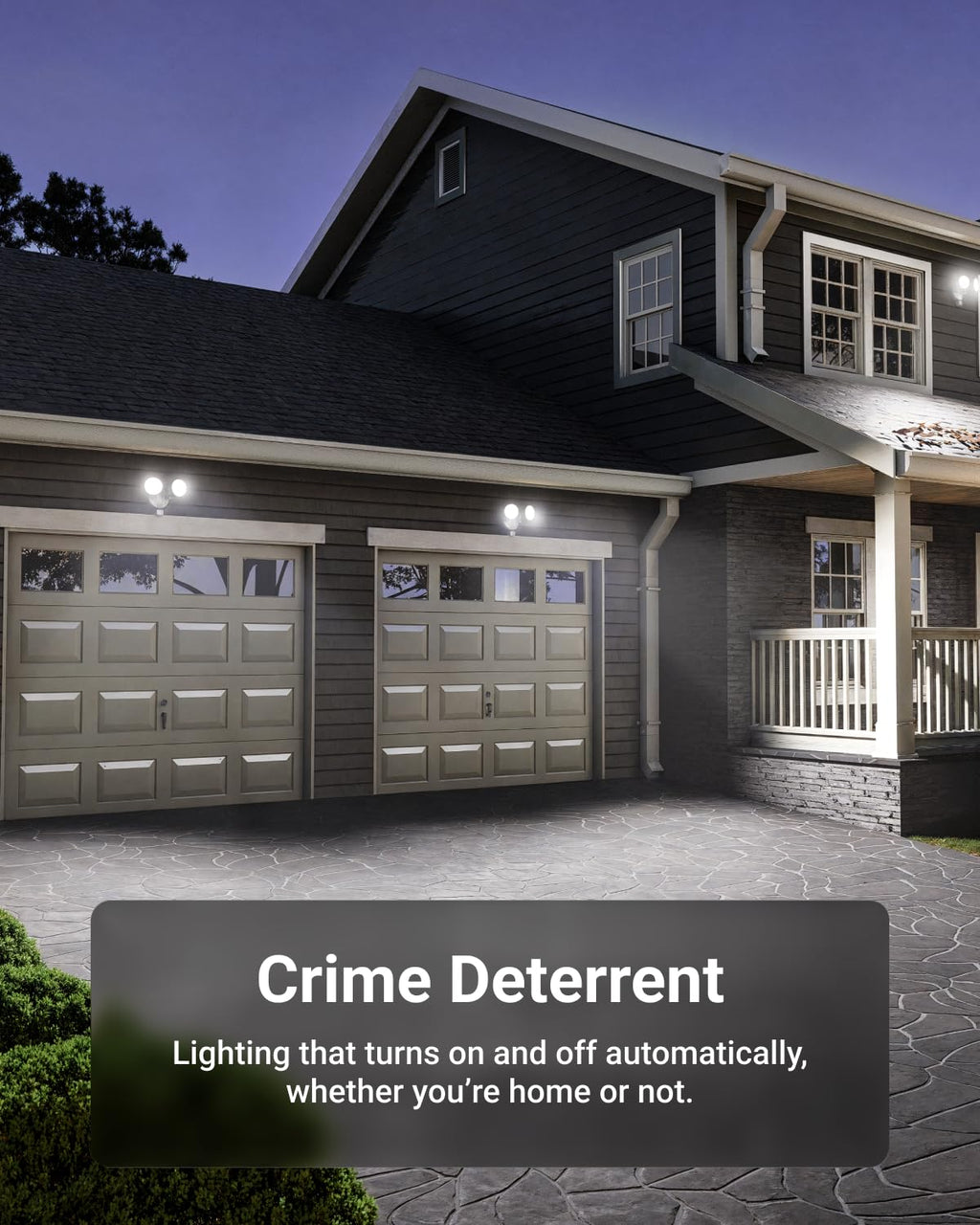 Sunco LED Flood Light Bulb, Waterproof PAR38 Dusk to Dawn Outdoor Lighting, 1250 LM, 120W Equivalent 15W, Exterior, Wet-Rated, 5000K Daylight, E26 Base, for Porch Garage Yard, UL 2 Pack.