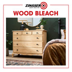 Zinsser Wood Bleach Kit | Lighten Furniture, Floors, Cabinets, Trim | Removes Red Tone | 2-Step Brightening System | 2-Step 8 fl. oz. Kit (16 fl. oz. Total)