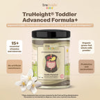 TruHeight Toddler Advanced Formula+ (Vanilla) 16 Vitamins Including C, D, Protein & Iron for 1, 2, 3 Years Old, Milk Based Nutritional Drink, Toddler Complete Nutrition 12-36 Months - Non GMO