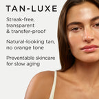 Tan-Luxe The Gradual, Illuminating Gradual Tan Lotion, Hydrating Body Self Tanner for a Natural Looking Glow, Buildable & Streak-Free, Cruelty-Free, 8.45 fl. oz