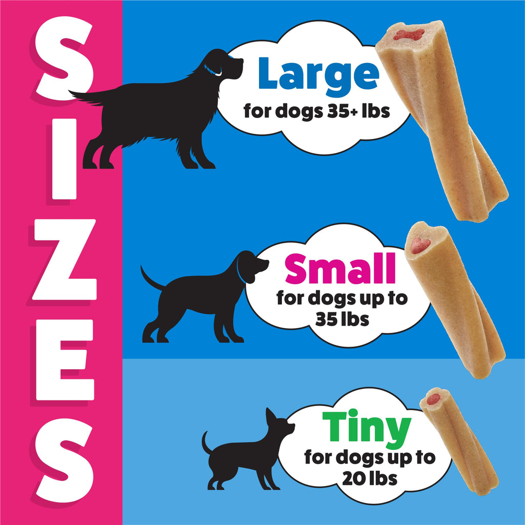 Purina Busy Bone Tiny Toy Breed Dog Chew Treats, Original, 60 ct Pouch