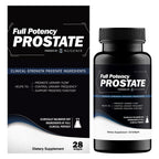 Nugenix Full Potency Prostate Supplement for Men - Clinical-Strength Ingredients, Saw Palmetto, Helps to Increase Urinary Flow, Control Frequency, and Support Prostate Function, 28 Capsules