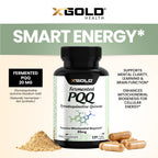 Fermented PQQ 20mg Supplement – Pyrroloquinoline Quinone for Mitochondrial Support, Cellular Energy Production, Brain Health, Memory, Focus & Healthy Aging, Vegan Non-GMO, 120 Capsules