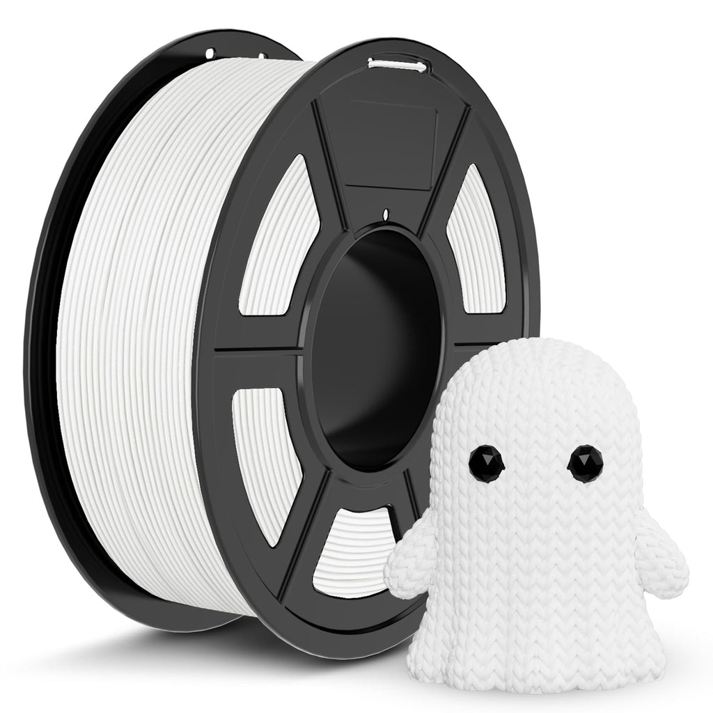 JAYO PLA 3D Printer Filament White, PLA Filament 1.75mm, 1.1KG Spool, Dimensional Accuracy +/- 0.02mm, Fit Most FDM Printer