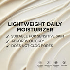 L'Oreal Paris Bright Reveal Vitamin C Glow Moisturizer, Supercharged Facial Moisturizer to Brighten Skin, Even Tone and Hydrate for 72HRs, Includes SPF 50 Sample