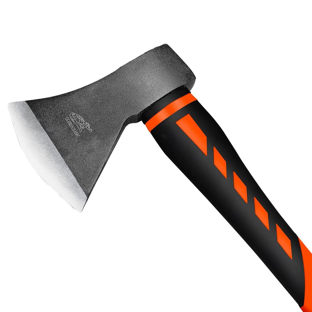 Chopping Axe, Hand Axe, Camp Hatchet for Splitting Kindling and Chopping Branches, Wood Chopping Axe 5.5 lb with 36-in Fiberglass Handle