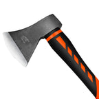 Chopping Axe, Hand Axe, Camp Hatchet for Splitting Kindling and Chopping Branches, Wood Chopping Axe 5.5 lb with 36-in Fiberglass Handle