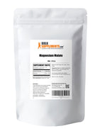 BulkSupplements.com Magnesium Malate Powder - Magnesium Supplements, High Bioavailabilty - Unflavored & Gluten Free, 2.5g per Serving, 500g (1.1 lbs) (Pack of 1)