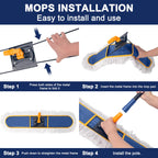 KeFanta 36" Commercial Dust Mops for Floor Cleaning,Industrial Dry Mop
