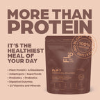 Flip My Life, Flip 7 Natural SuperFood, Plant-Based Protein, Complete Meal Replacement to Support Healthy Gut, 7 Mega Nutrient Rich Blends all in one to AGE BETTER - Chocolate