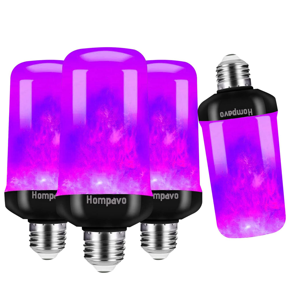 Hompavo 【Upgraded Flame Light Bulbs for Home Decor with Upside Down Effect