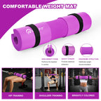 NEALFIT Barbell Pad Squat Pad for Squats���Squat Bar Pad���Great for Weightlifting,Lunges and Hip Thrusts���Foam Sponge Pad���Fit Standard and Olympic Bars Perfectly