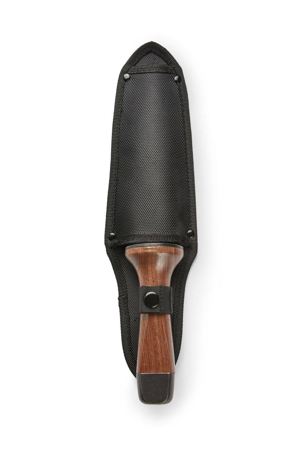 Hori Hori Garden Knife, Traditional Japanese Weeding Tool with ergonomic wooden handle. Large 7'inch blade with case. (Standard blade)