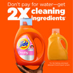 Tide Plus Boost of Ultra Downy Liquid Laundry Detergent, April Fresh Scent, 148 fl oz, 105 Loads, Laundry Detergent Liquid with Long-Lasting Freshness
