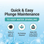 Bio Ouster 3in1 Weekly Cold Plunge Water Treatment - Cleaner, Clarifier, and Softener for Cold Plunge and Ice Bath - Water Stabilizer for Fresh, Crystal Clear Water - Made in USA (32oz)