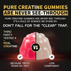 Creatine Monohydrate Gummies for Men & Women-5g of Creatine Monohydrate per Serving - Sugar Free,Vegan, Peach Flavor, 120 Count