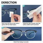 400 Count Lens Wipes for Eyeglasses, Eyeglass Lens Cleaning Wipes Pre-moistened Individually Wrapped Sracth-Free Streak-Free Eye Glasses Cleaner Wipes for Sunglass, Camera Lens, Goggles