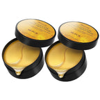 Fivewan 24k Gold Under Eye Patches - 120 Pcs Eye Mask Pure Gold Anti-Aging Collagen Hyaluronic Acid Under Eye Mask for Removing Dark Circles