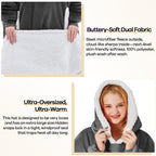 yescool Wearable Blanket Hoodie as Christmas Birthday Gifts for Women Mom