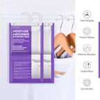 CLEVAST Moisture Absorbers Packets - 15.2 OZ, 6 Pack Large Dehumidifier Bags for Closet, Hanging Humidity Absorber in Wardrobes, Bedrooms, Bathrooms - Lavender Scented