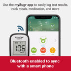 Accu-Chek Softclix Glucose Monitor Kit for Diabetic Blood Sugar Testing: Guide Me Meter, Softclix Lancing Device & 110 Lancets, 100 Guide Test Strips, and Control Solution (Packaging May Vary)