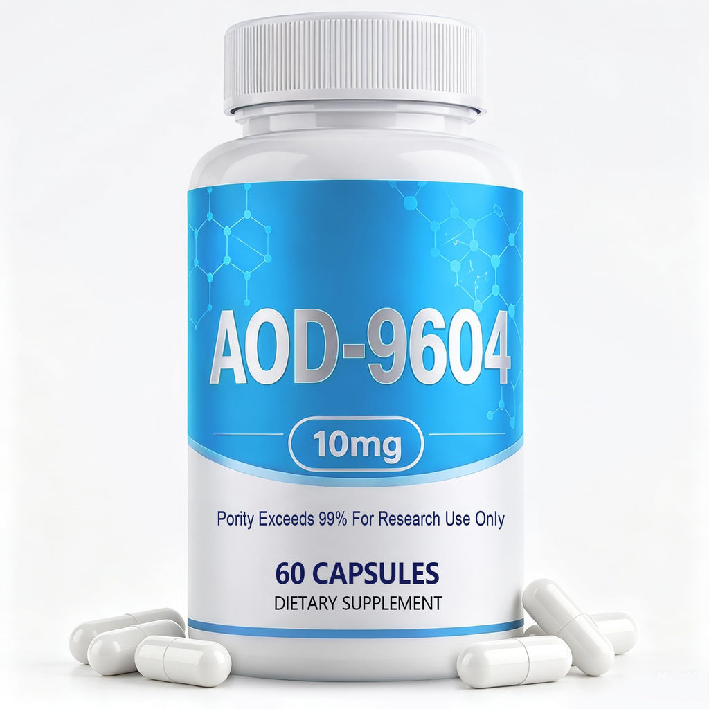 Ustuour AOD-9604 Peptide Capsules, 99% Purity (10mg) 60 Capsules