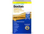 Boston SIMPLUS Multi-Action Solution Travel Kit and Lens Case - from Bausch + Lomb, 1 fl oz (30 mL), Contact Lens Case Included (Pack of 3)