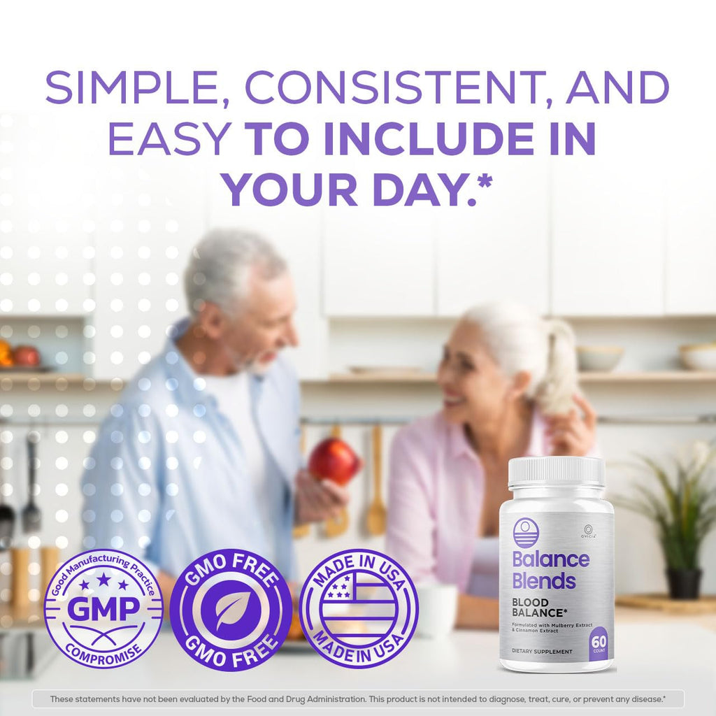 Balance Blends Capsules - Official BalanceBlends Pills Advanced Premium Formula Support Maximum Strength, All Natural Ingredients for Overall Health & Wellness, 60 Capsules for 1 Month