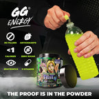 Gamer Supps GG Energy - JoJo's Ocean Stone Fruit (100 Servings) - Keto Friendly Gaming Energy and Nootropic Blend, Sugar Free + Caffeine + Vitamins + Immune Support, Powder Drink