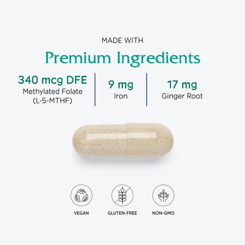 Vitanica Maternal Symmetry, Prenatal and Postnatal Vitamins, Vegan/Vegetarian, 180 Capsules