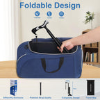 KingPavonini Walking Cane for Men Women Stability, Free Standing Foldable Cane, Ergonomic Handle Pivoting Quad Base, Heavy Duty 350 LBs, Adjustable Walking Canes for Seniors Balance with Travel Bag