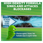 Green Gobbler Ultimate Main Drain Opener | Drain cleaner Hair Clog Remover | Works On Main Lines, Sinks, Tubs, Toilets, Showers, Kitchen Sinks | 64 fl. oz.