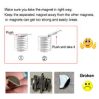 AplysiaTech N52 Self Adhesive Super Strong Neodymium Disc Magnets-18x2mm - 24 Pack, Powerful Rare Earth Magnets with 3M 4920 Very-High-Bond Double Side Adhesive Backing, Magnet Stickers