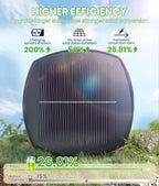BITPOTT Solar Lights Outdoor, 8 Pack, Warm White, IP65