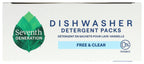 Seventh Generation Dishwasher Detergent Packs Free & Clear for sparkling dishes Dishwasher tabs 45 count
