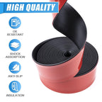 Adhesive Rubber Strips Neoprene Rubber Sheets, Rolls & Strips with Adhesive Backing Rubber Pads Self Stick Seal Rubber Gasket Adhesive Back for Matting Padding - 4" Wide x 1/5" Thick x 20' Long