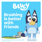 Colgate Kids Bluey Toothbrush and Kids Toothpaste Gift Set, Includes Bluey-Themed Battery Toothbrush, 2 Bubblegum Flavored Fluoride Toothpastes, and 2 Manual Toothbrushes