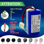 Replacement Battery for ILIFE A4s, A4s pro, A6, A7, A8, A9 Vacuum Cleaner, 2600mAh, 14.4v/14.8v; (OEM: BYD. Attention The Side Hook Connector); NOT fit for iLife V3, V3s, V3s Pro, V5, V5s, V5s Pro, V8