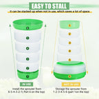 AOMGD 4-Tier Microgreens Growing Seed Sprouting Tray