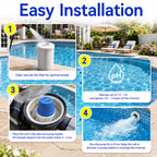 Pool Unit 7.5k-20k Gallons Replacement for Pool RX, Compatible with Mineral Cartridge Above Ground and Inground Pools Filter Replacement