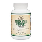 Tongkat Ali Extract 200 to 1 for Men (Longjack) Eurycoma Longifolia, 1000mg per Serving, 60 Capsules - Men's Health Support with 20mg Tribulus Terrestris (Third Party Tested) by Double Wood