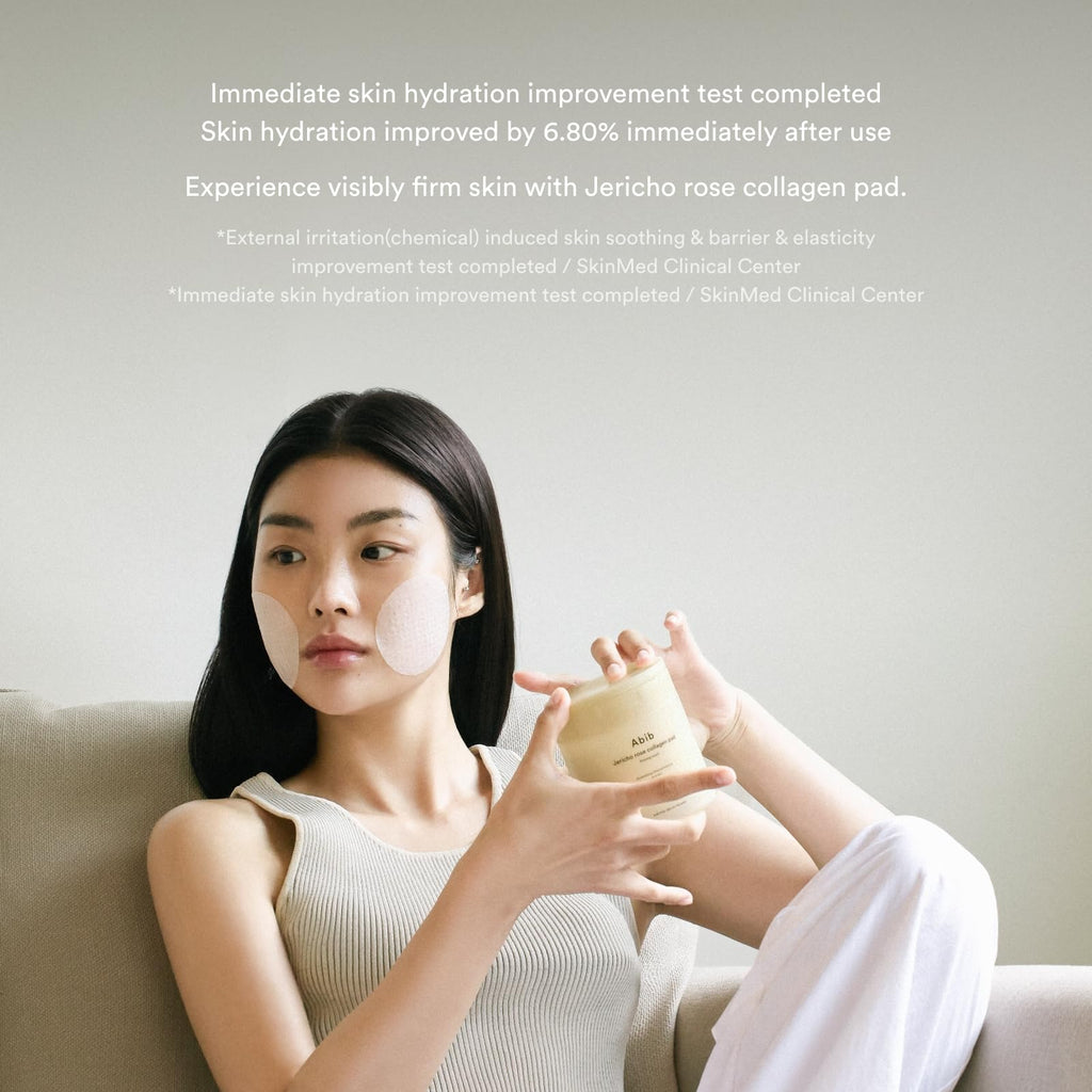 Abib Jericho Rose Collagen Pad Firming Touch 60pads 8.45 fl.oz. | Korean Anti-Aging Toner Pads for Face with Niacinamide, Collagen, Peptides, Cleansing, Disposable, Exfoliant, Skin Care