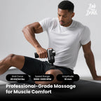 BOB AND BRAD C2 Massage Gun, FSA Eligible & HSA Approved Deep Tissue Percussion Massager Gun, Muscle Massager with 5 Speeds and 5 Heads, Electric Back Massagers for Professional Athletes Home Gym