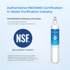 Waterdrop WD-F19C Replacement for GE® RPWFE®, RPWF (Built-in CHIP) Refrigerator Water Filter, Compatible with GFE28GYNFS, GFE28GELDS, PFE28KELDS, PFE28KYNFS, GFD28GELDS, PWE23KELDS