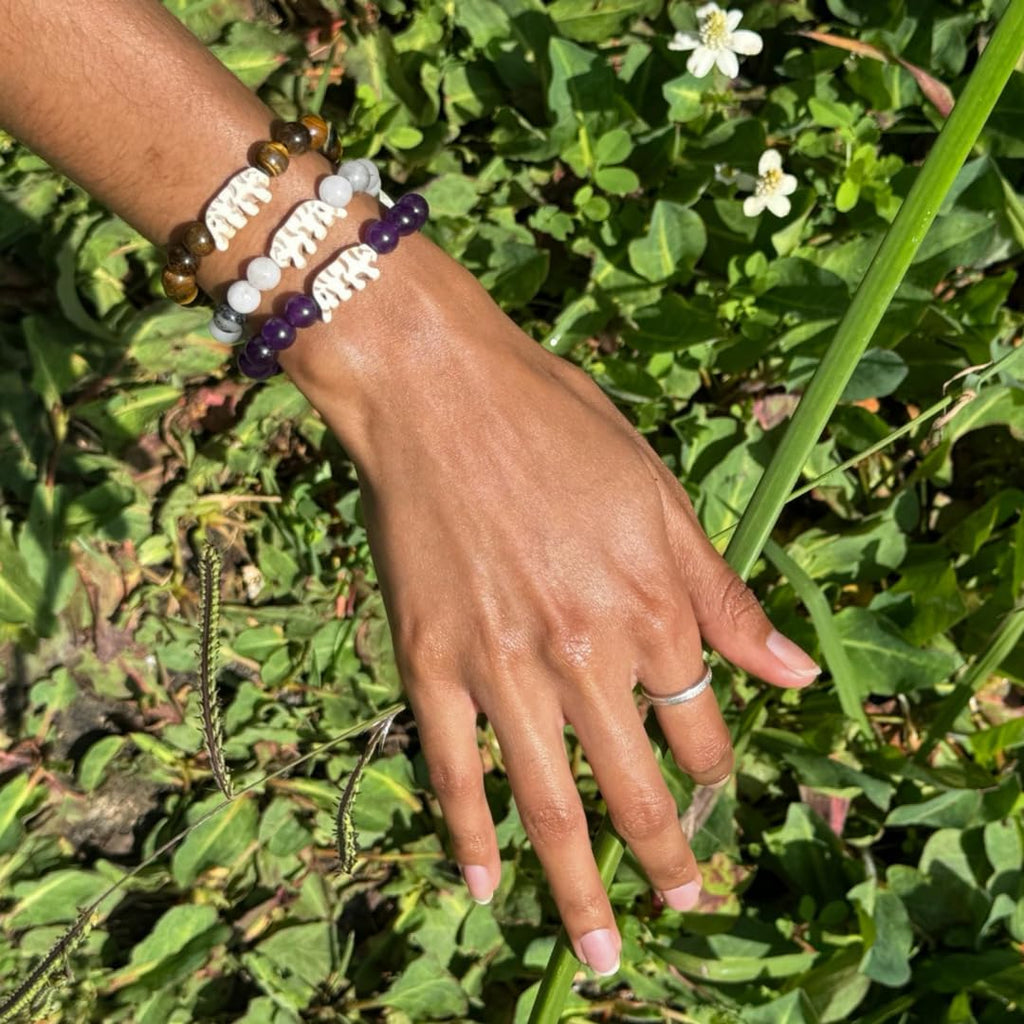 Fahlo Prowl Tiger Tracking Bracelet, Royal Purple, One Size